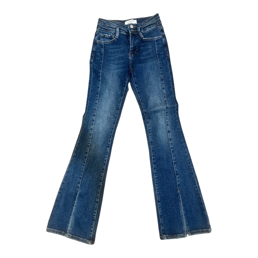 Loveret Stylish Blue Flare Jeans for Women
